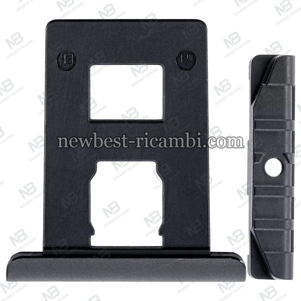 Nintendo Switch OLED MicroSD Card Tray + Card Holder Black