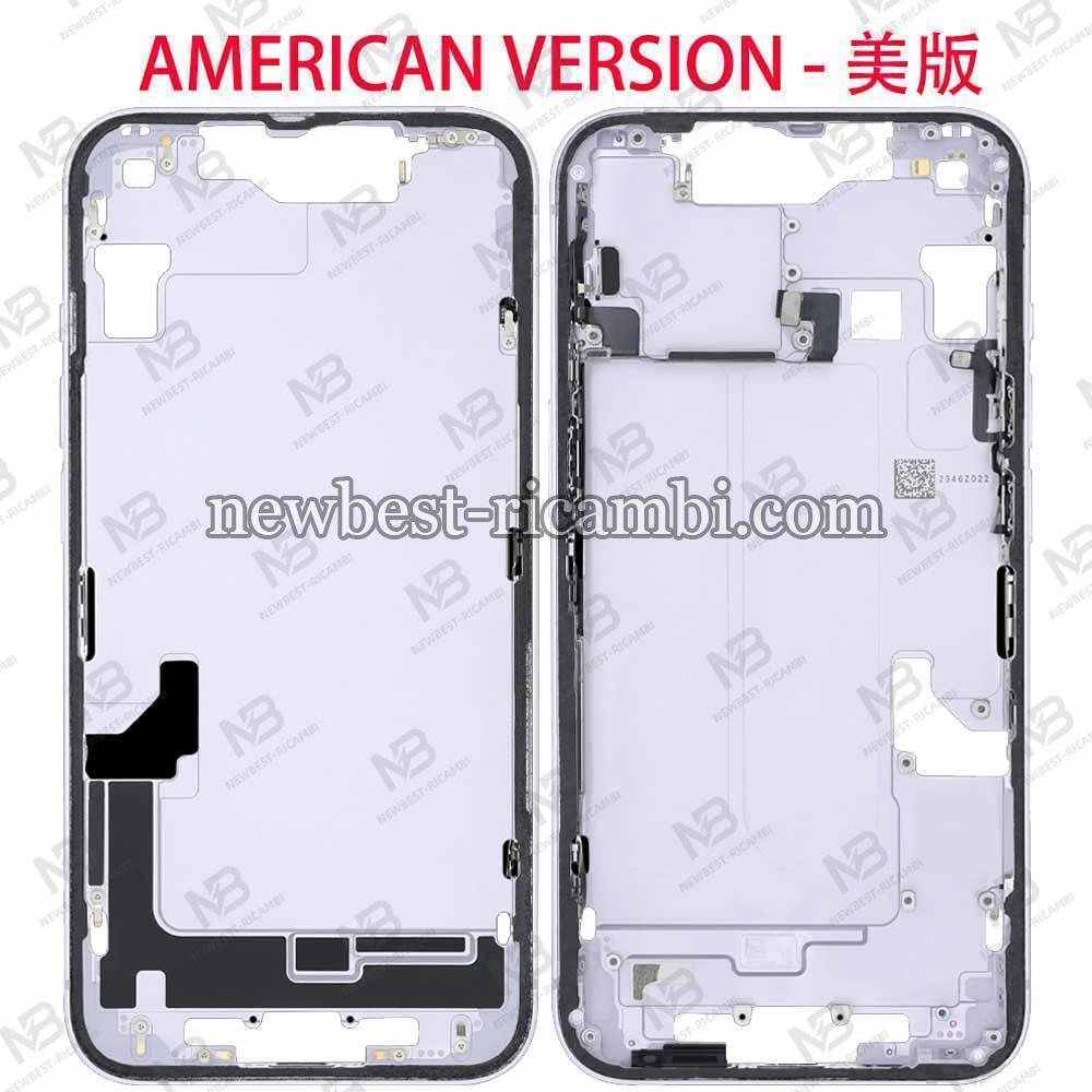 iPhone 14 Middle Frame + Side Key Purple USA Version Disassembled Grade A Original