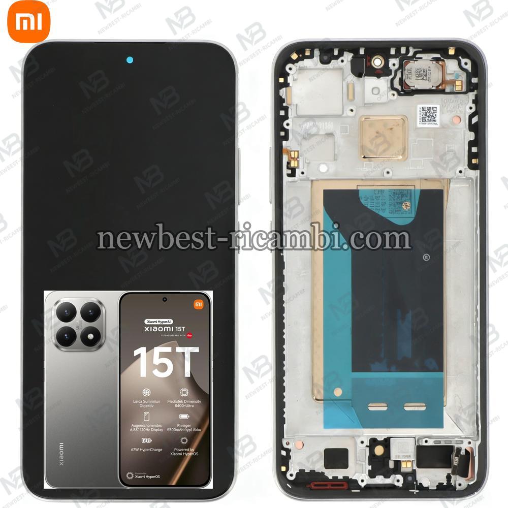 Xiaomi 15T 5G Touch + Lcd + Frame Titanium Service Pack