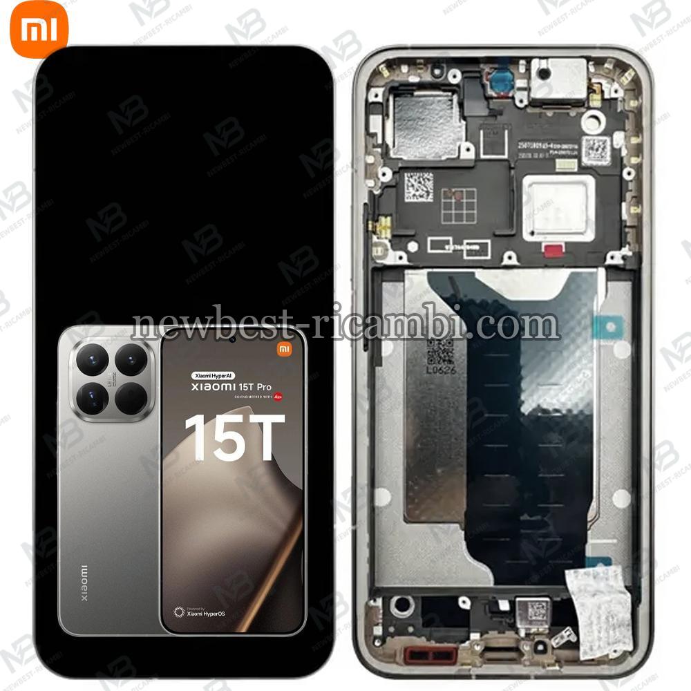 Xiaomi 15T Pro 5G Touch + Lcd + Frame Titanium Service Pack