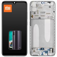 Xiaomi Mi A3 Touch + Lcd + Frame Silver Service Pack