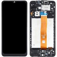 Samsung Galaxy A12 A125 / A127 Touch+Lcd+Frame Black Original Assembled