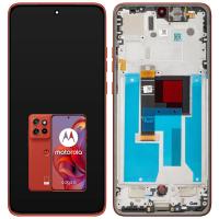 Motorola Edge 50 Neo 5G (XT2409) Touch + Lcd + Frame Red / Poinciana Original