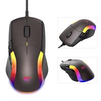 Wired Gaming Mouse HAVIT MS959S RGB 1200DPI - 8000DPI 1.6m Black Ocher in Blister