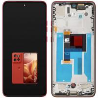 Motorola Edge 60 Neo 5G (XT2509-1) Touch + Lcd + Frame Poinciana / Red Original