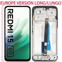 Xiaomi Redmi 15 5G (25057RN09E) Europe Version (Long) / Lungo Touch + Lcd + Frame Black Original