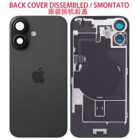 iPhone 16 Back Cover + Frame Full Flex Black Disassembled Grade A Original