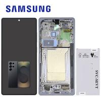 Samsung Galaxy S25 Ultra S938 Touch + Lcd + Frame Silver Blue Assembled Service Pack