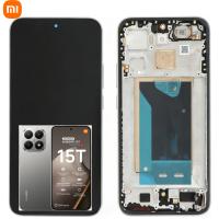 Xiaomi 15T 5G Touch + Lcd + Frame Titanium Service Pack