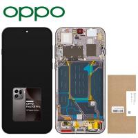 Oppo Find X9 Pro 5G (CPH2791/PLG110) Touch + Lcd + Frame Black /Titanium Charcoal Service Pack