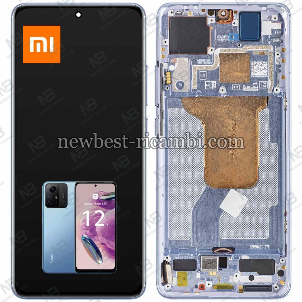 Xiaomi Mi 12 / 12S / 12X Touch + Lcd + Frame Blue Service Pack