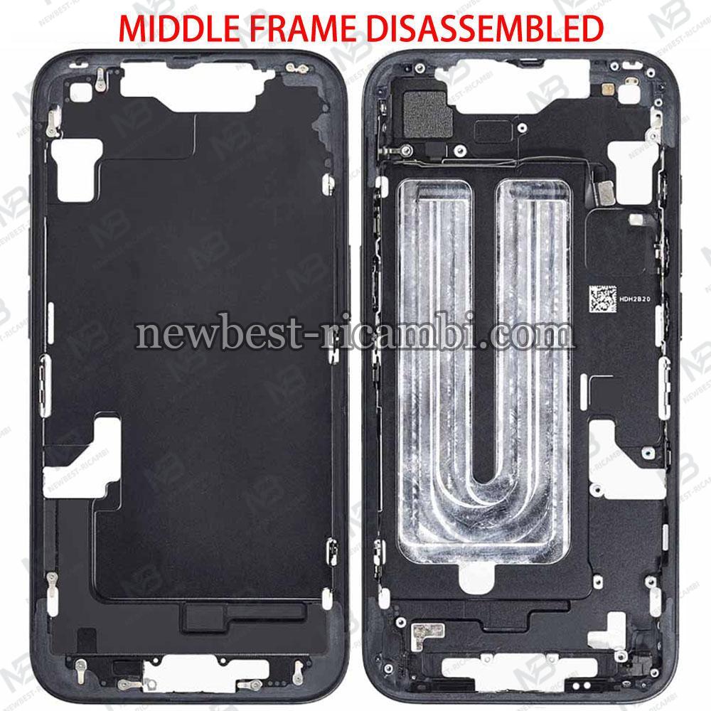 iPhone 16E Middle Frame + Side Key + Flex Black Disassembled Grade A Original