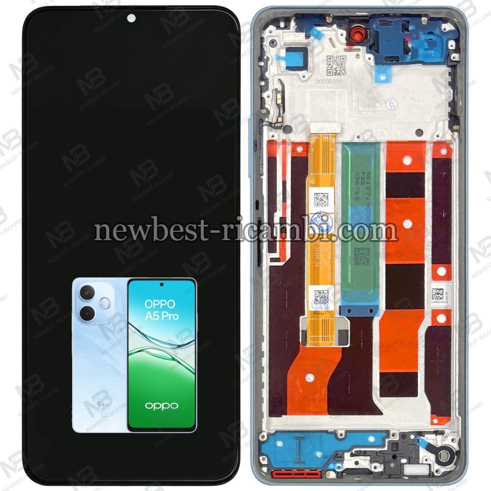 Oppo A5 Pro 4G (CPH2711) Touch + Lcd + Frame Blue