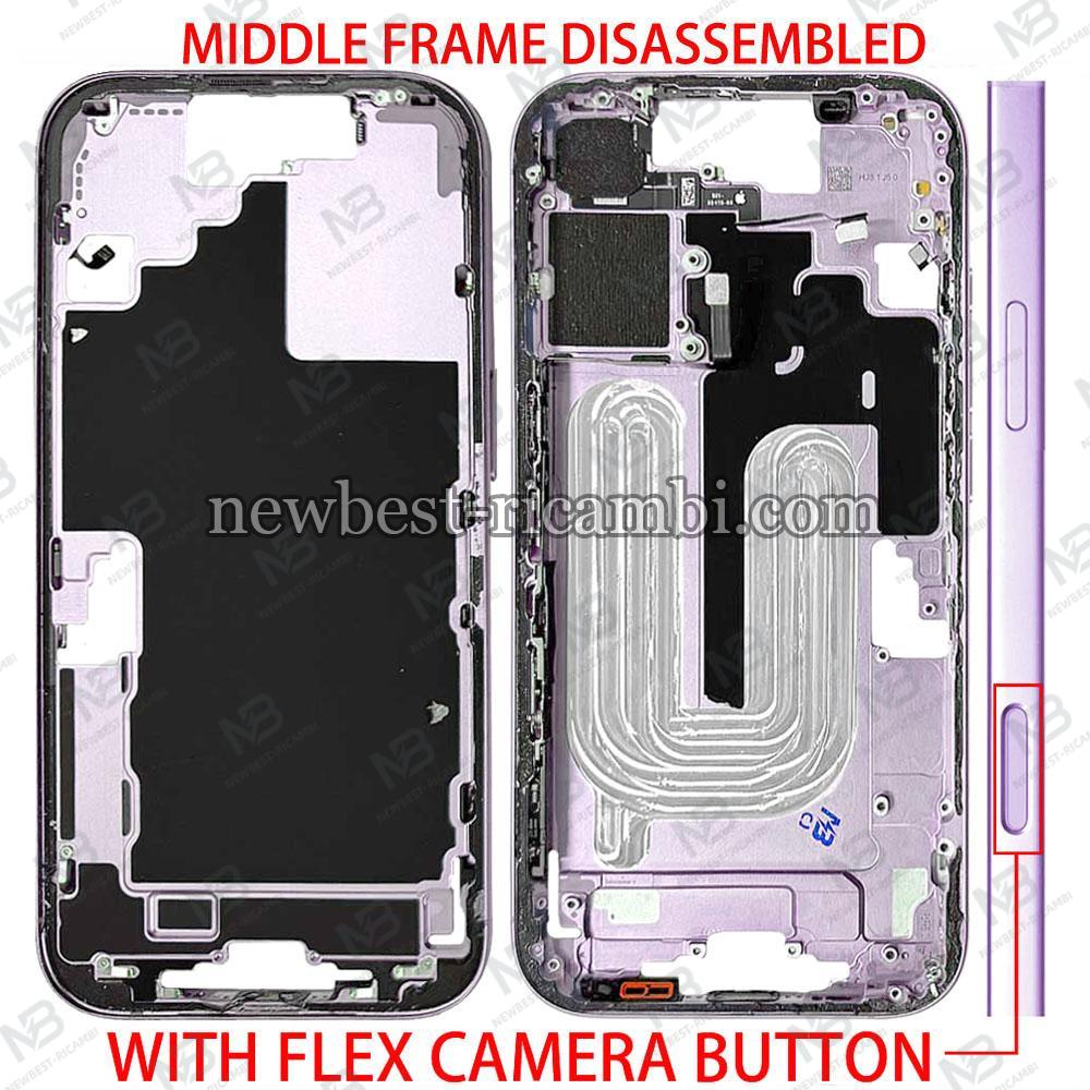 iPhone 17 Middle Frame + Side Key Lavander Disassembled Grade A Original