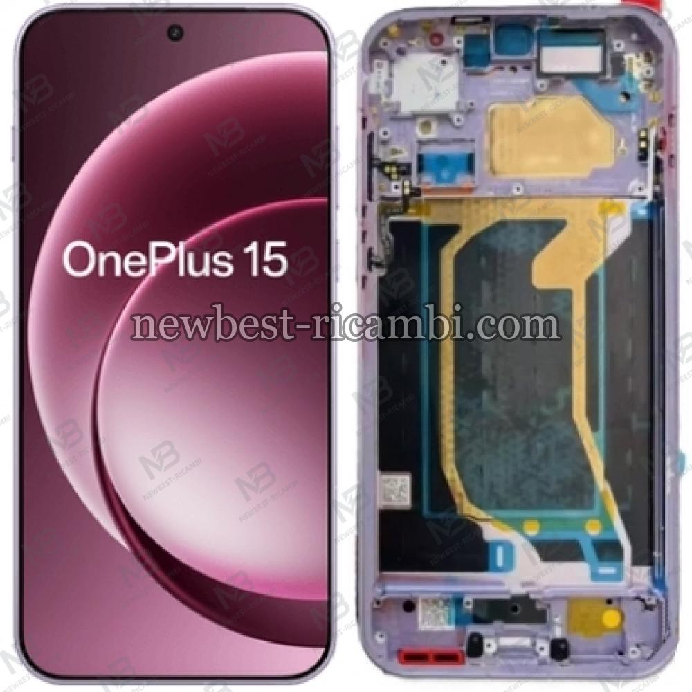 OnePlus 15 5G (CPH2747) Touch + Lcd + Frame Purple Original Original