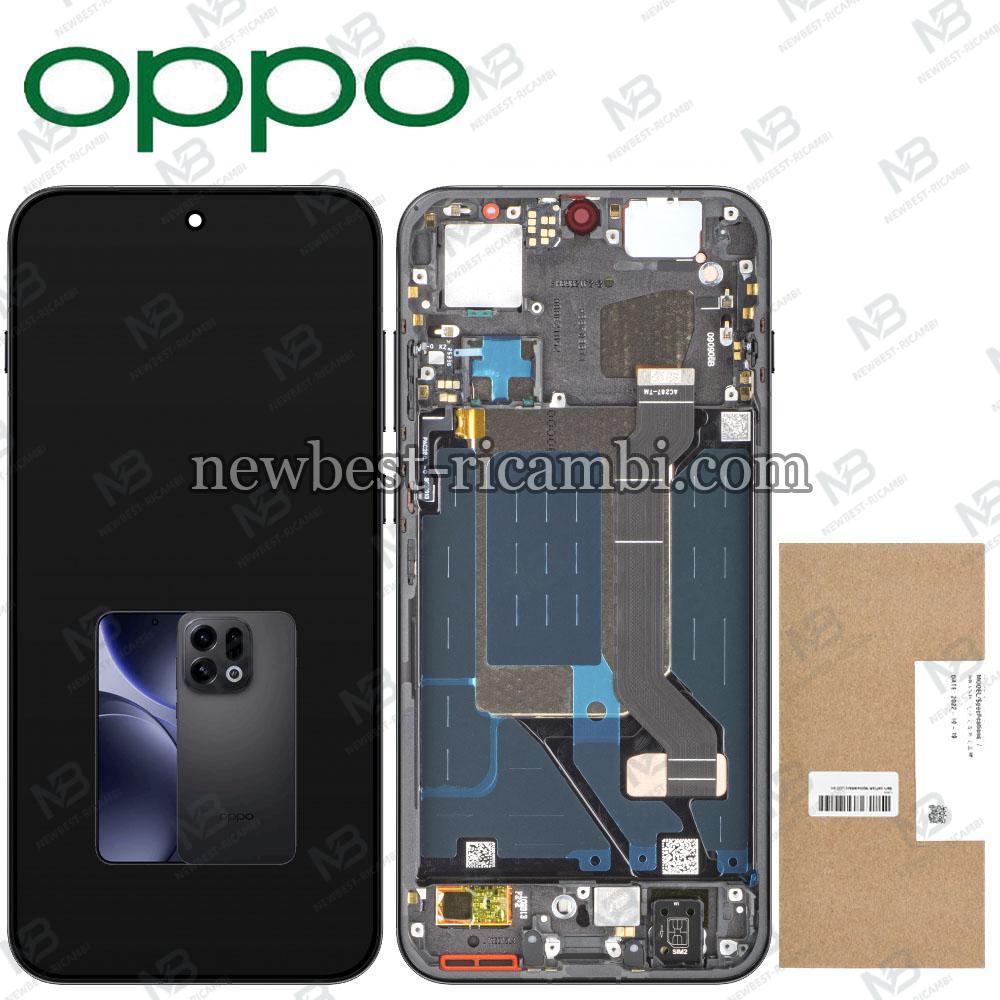 Oppo Find X9 5G (CPH2797) Touch + Lcd + Frame Black Service Pack
