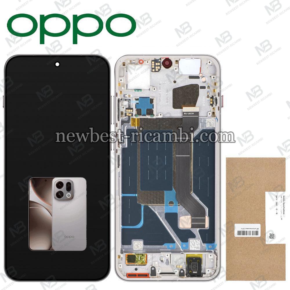 Oppo Find X9 5G (CPH2797) Touch + Lcd + Frame Gray Service Pack
