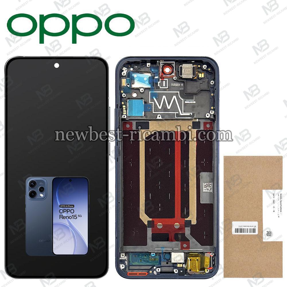 Oppo Reno 15 5G (CPH2825) Touch + Lcd + Frame Black Service Pack