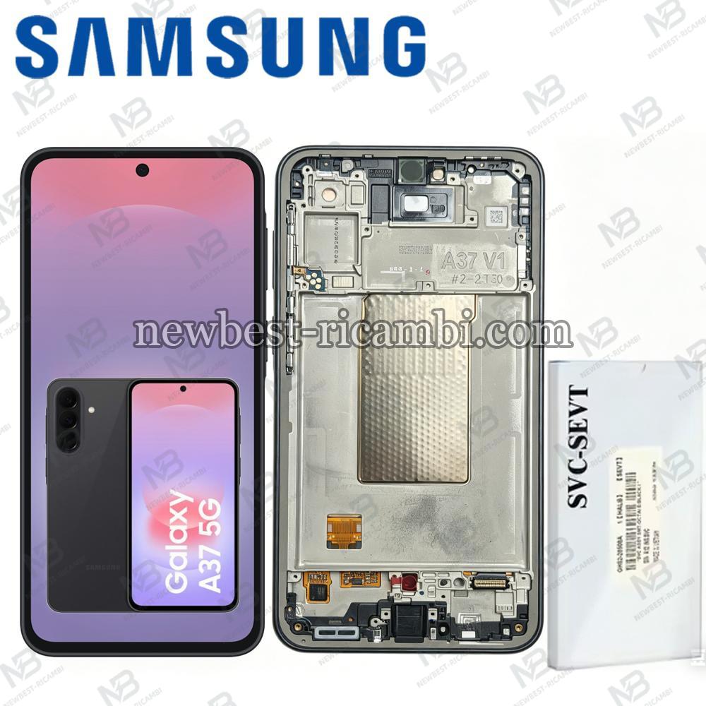 Samsung Galaxy A37 5G A376B Touch + Lcd + Frame Black Service Pack