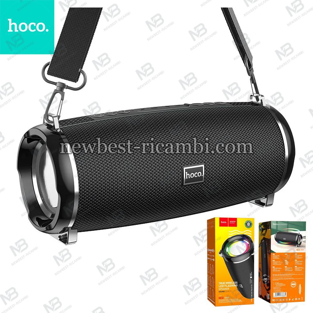 Wireless speaker LED 2 x 5W 6h Hoco HC2 black In Blister