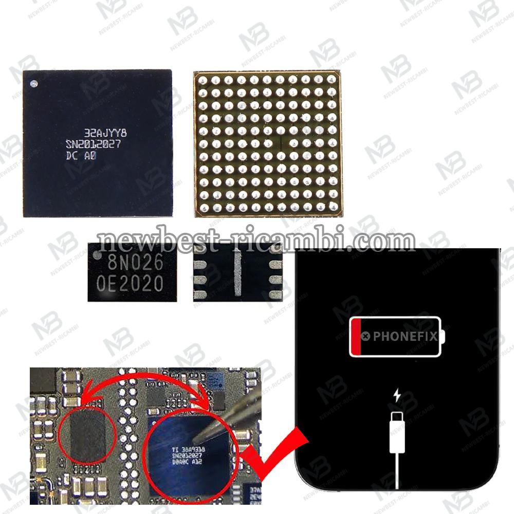 U2 SN2012027+8N Eeprom Charging IC Set For iPhone 15/15Plus/15Pro/15Pro Max