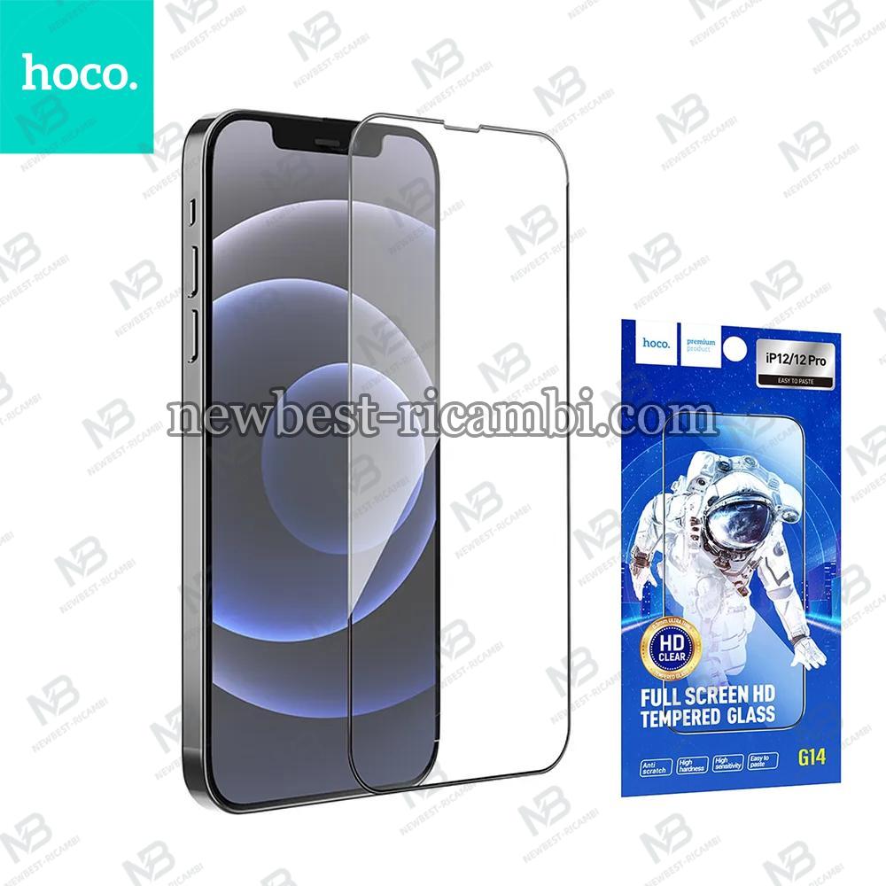 HOCO tempered glass HD 5D Guardian shield - for iPhone 15 Pro Max black (G14)