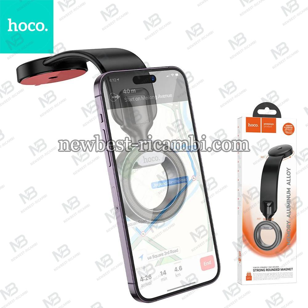 Magnetic car phone holder compatible with Magsafe Hoco dashboard H71 black and gray In Blister