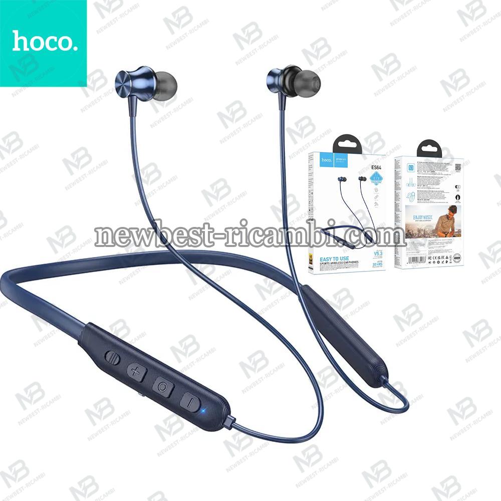 Wireless earphones Hoco ES64 navy blue In Blister