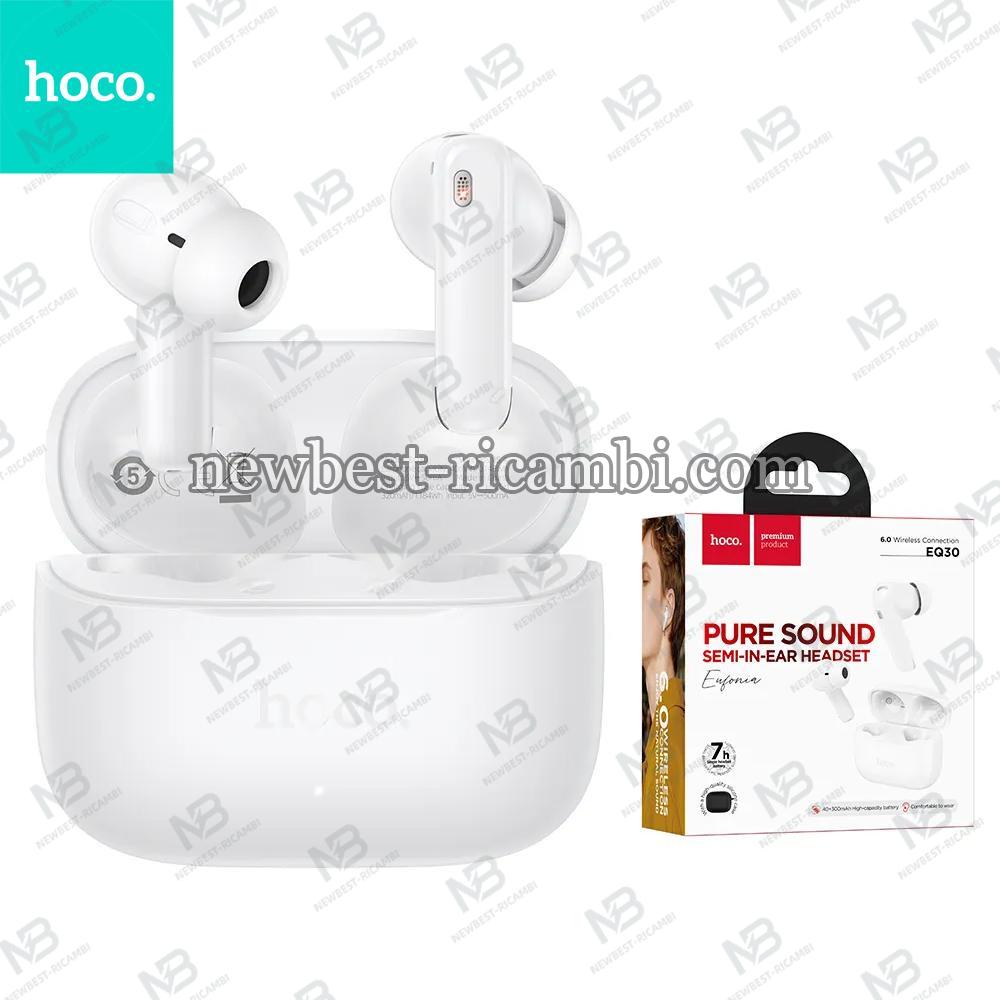 Wireless earphones Hoco TWS EQ30 white In Blister