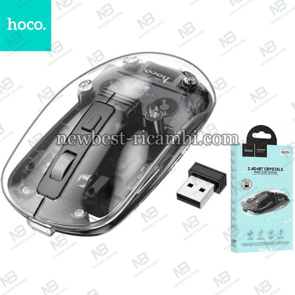 Wireless mouse Hoco 2,4G 1600 dpi GM29 dark night black In Blister
