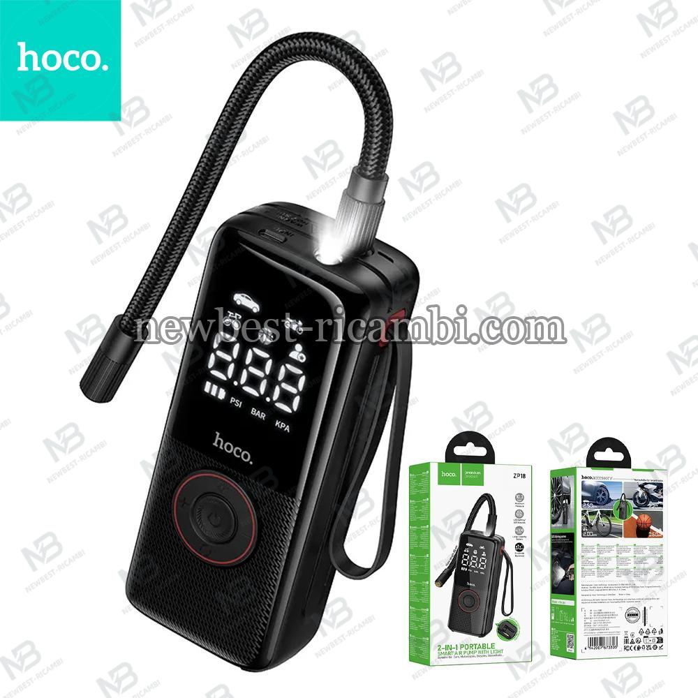 Car compressor Hoco wireless 4000mAh ZP18 black In Blister