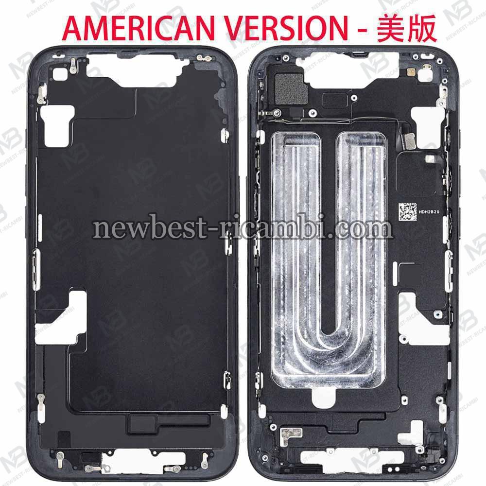 ​​iPhone 16E Middle Frame + Side Key + Flex Black USA Version Disassembled Grade A Original
