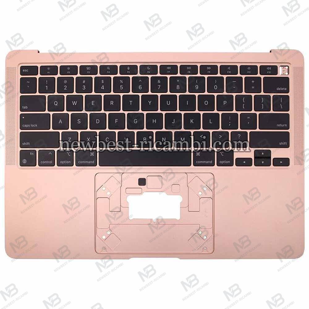 Macbook Air 13" (2020) A2337 EMC 3598 Keyboard + Frame Rose Gold Grade A English Layout Original