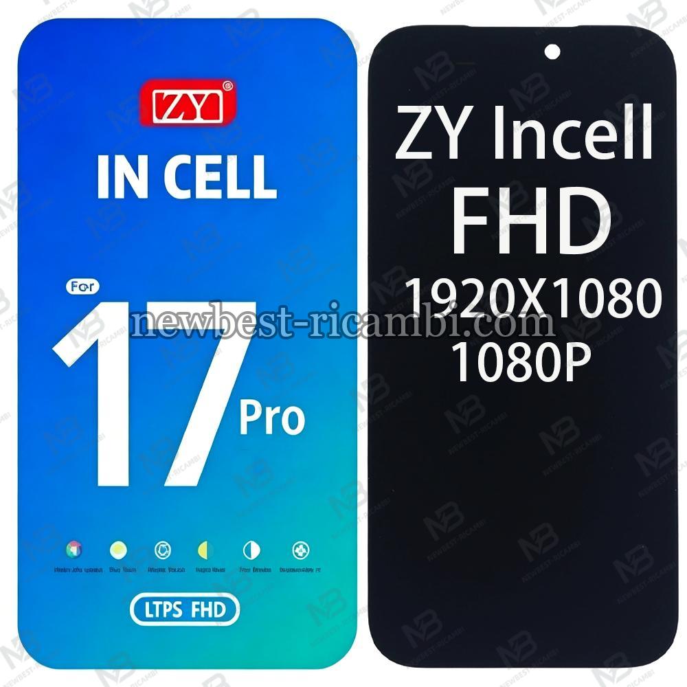 iPhone 17 Pro Touch+Lcd+Frame Black ZY Incell FHD 1920x1080 1080P