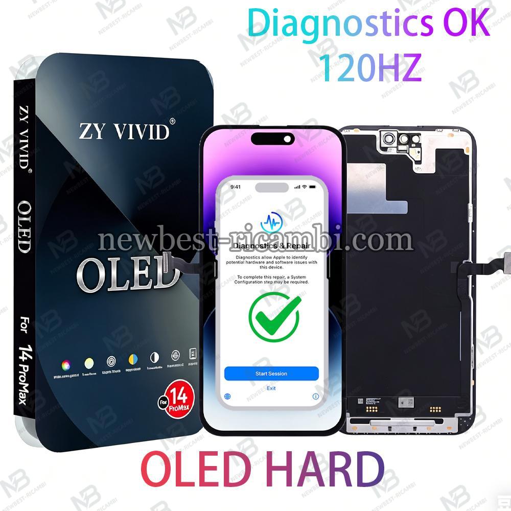 iPhone 14 Pro Max Touch+Lcd+Frame Black ZY Oled Hard COF Diagnosable 120HZ