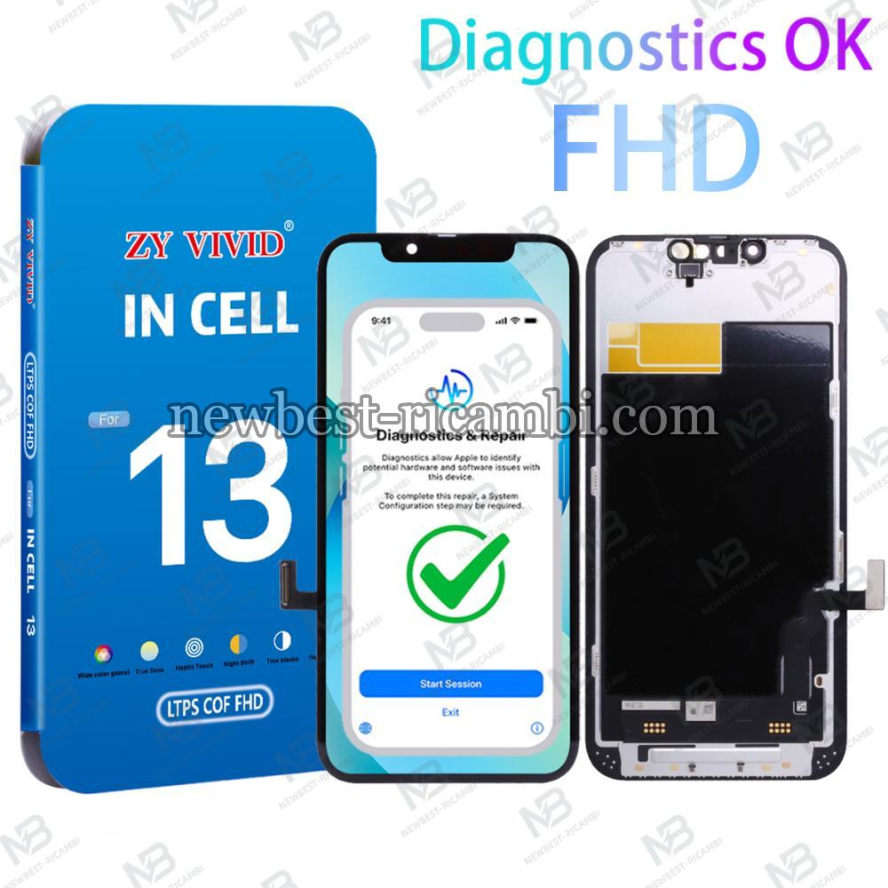 iPhone 13 Touch+Lcd+Frame Black ZY Incell FHD COF Diagnosable