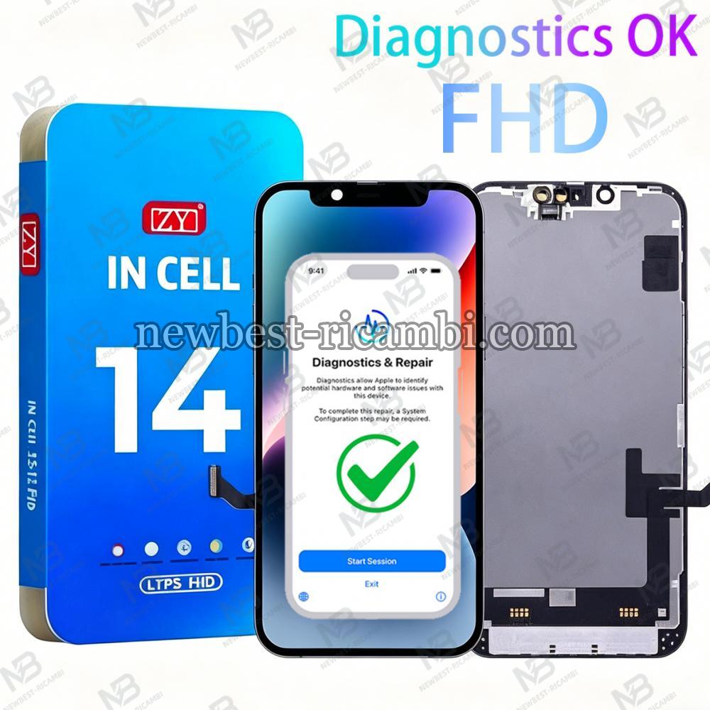 iPhone 14 Touch+Lcd+Frame Black ZY Incell FHD COF Diagnosable