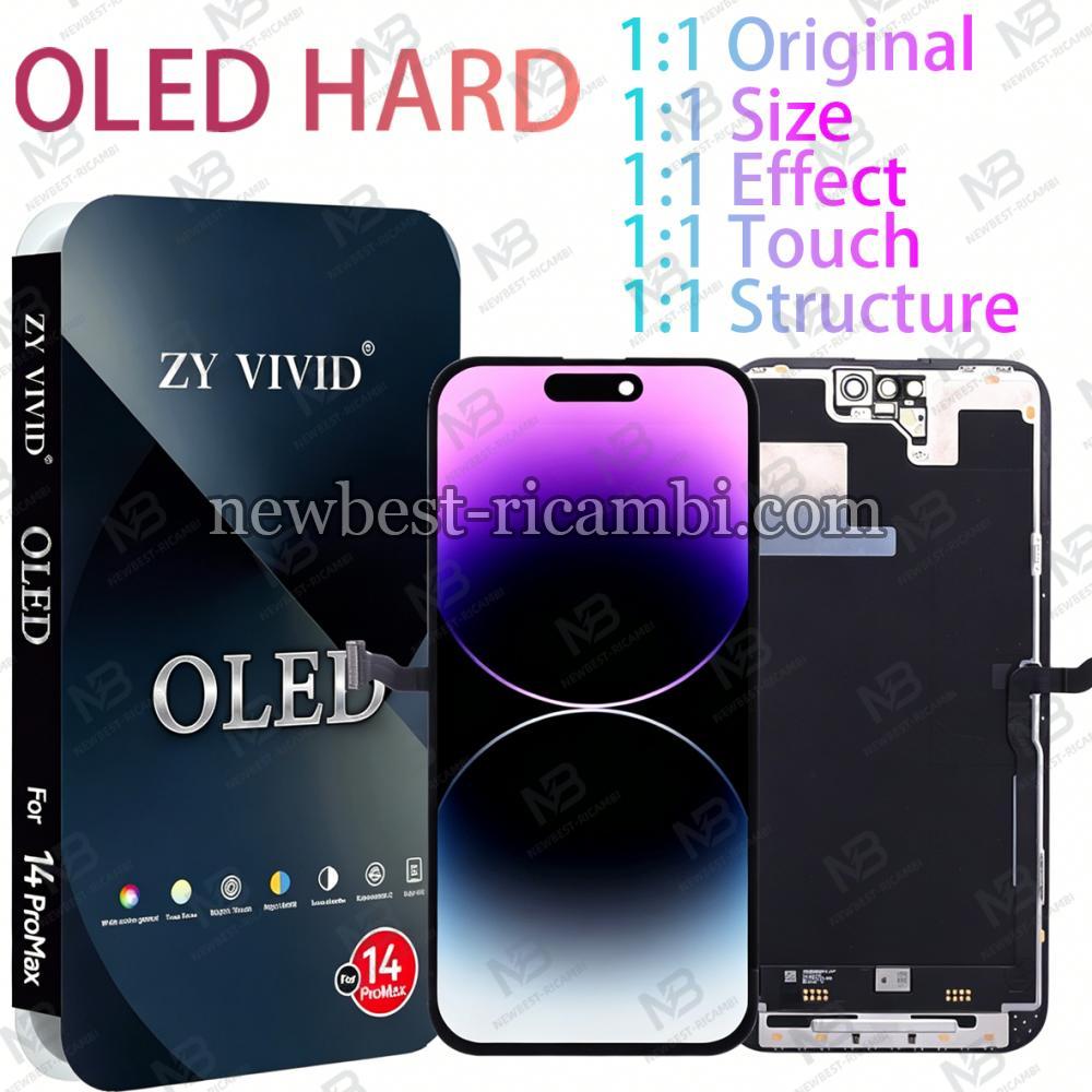 iPhone 14 Pro Max Touch+Lcd+Frame Black ZY Oled Hard 1:1 Vs Ori COF