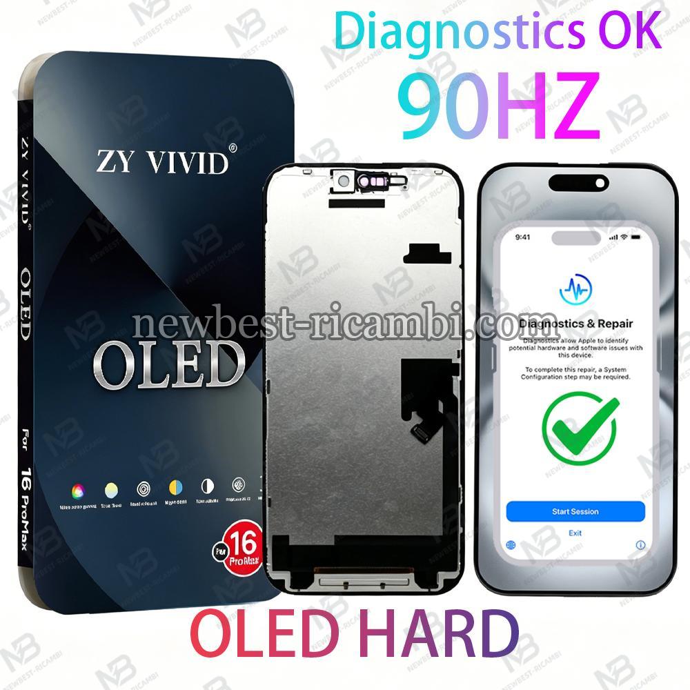 iPhone 16 Pro Touch+Lcd+Frame Black ZY Oled Hard COF Diagnosable 90HZ