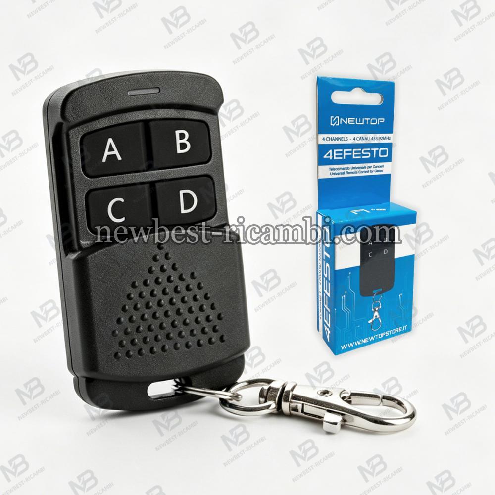 NEWTOP TELECOMANDO UNIVERSALE AUTOAPPRENDENTE PER CANCELLO - EFESTO KEY - 433,92 MHZ