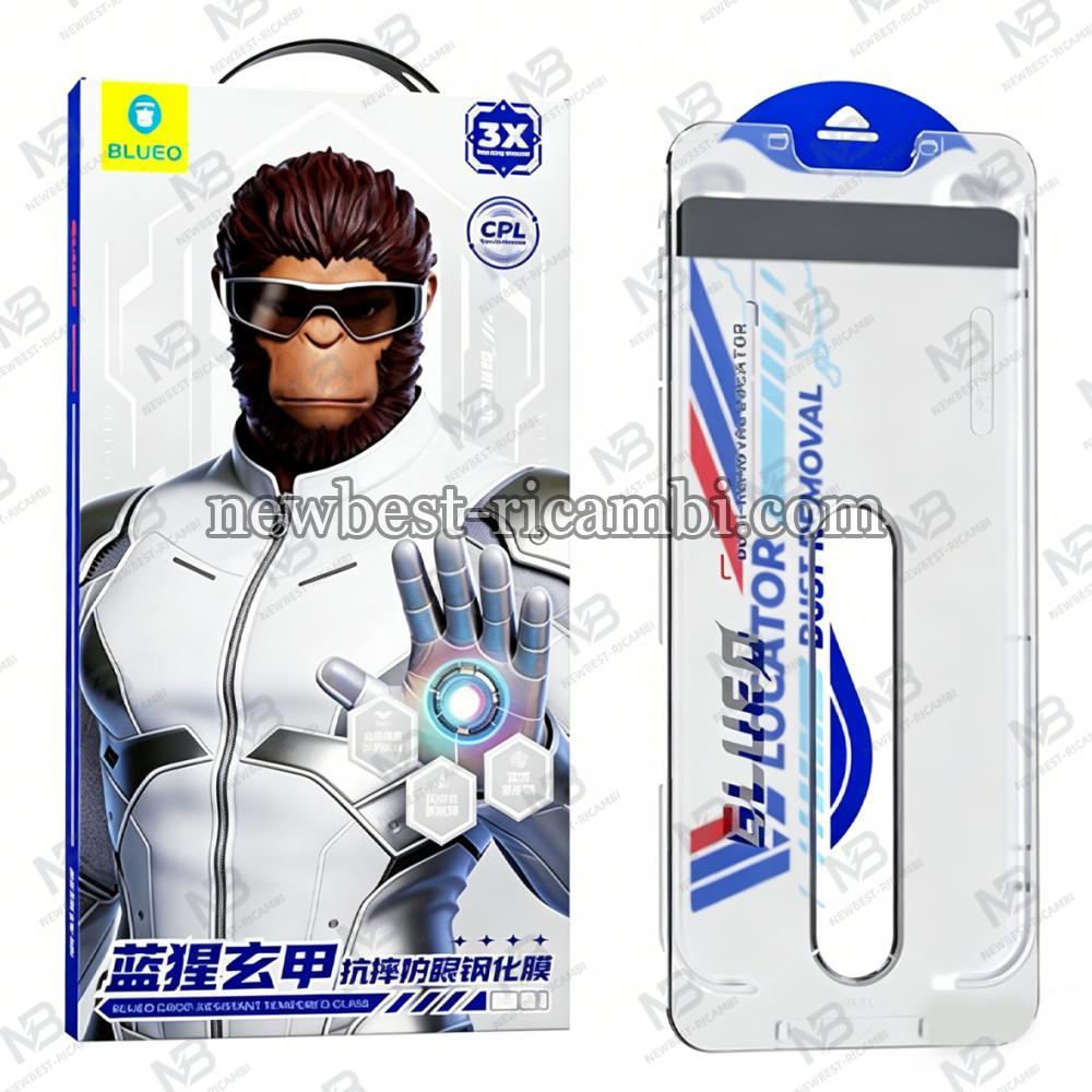 Blueo DROP-RESISTANT TEMPERED GLASS WITH APPLICATOR BL108 iPhone 16 Pro Max / 17 Pro Max Black In Blister