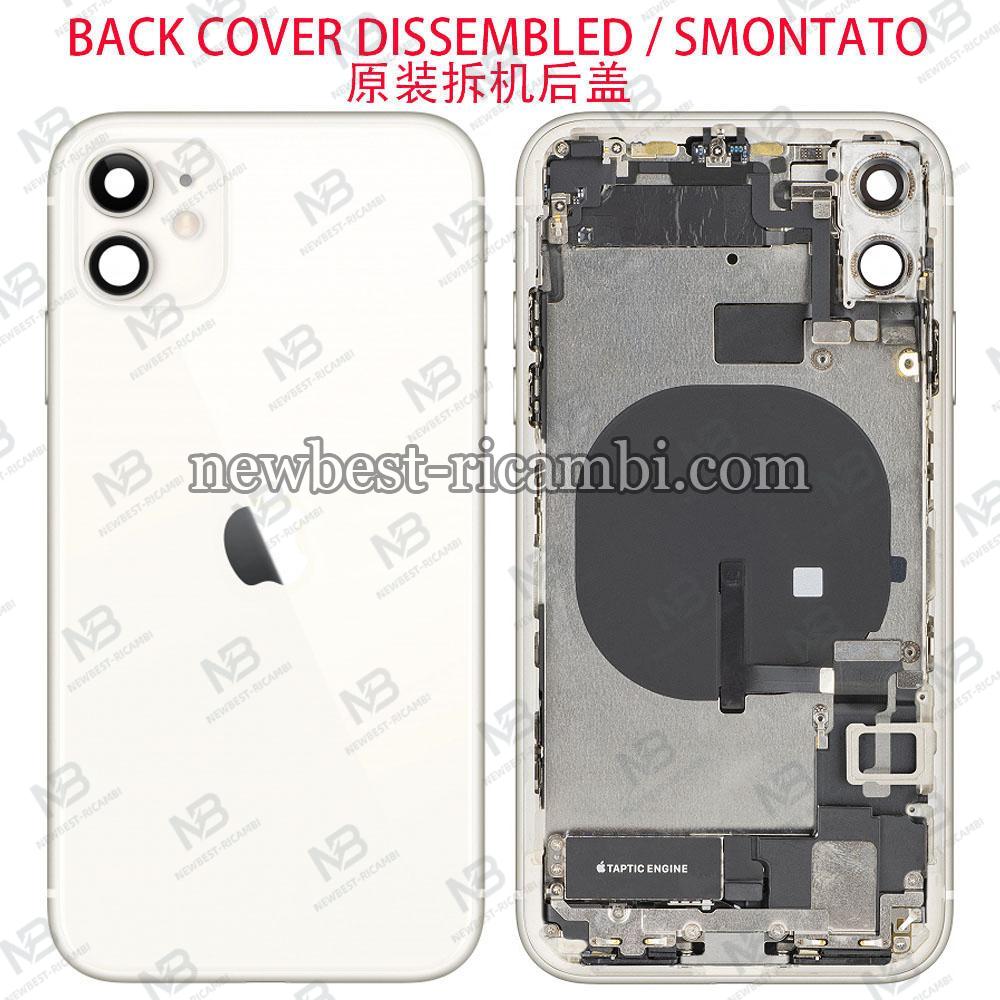 iPhone 11 Back Cover + Wireless Charge + Full Flex Flashlight White Disassembled Grade A Original