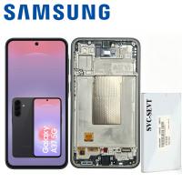 Samsung Galaxy A37 5G A376B Touch + Lcd + Frame Black Service Pack