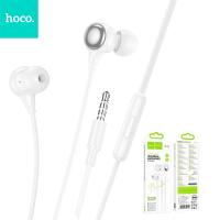 Wire earphones Jack 3,5 mm Hoco M116 white In Blister