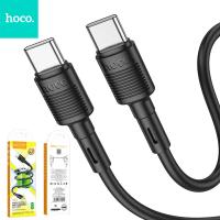 Cable USB C to USB C Hoco 3A 60W 1 m X83 black In Blister