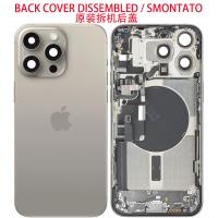 ​iPhone 15 Pro Max Back Cover + Middle Frame + Flex Natural Titanium Dissembled Grade A Original