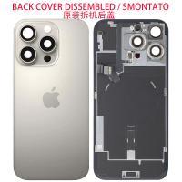 iPhone 16 Pro Max Back Cover + Frame Full Flex Natural Titanium Dissembled Grade A Original