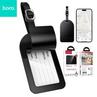 Locator compatible with Apple Find My Hoco E91H for suitcase black In Blister