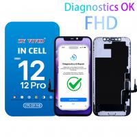 iPhone 12 / 12 Pro Touch+Lcd+Frame Black ZY Incell FHD COF Diagnosable