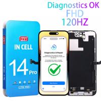 iPhone 14 Pro Touch+Lcd+Frame Black ZY Incell FHD 120HZ COF Diagnosable